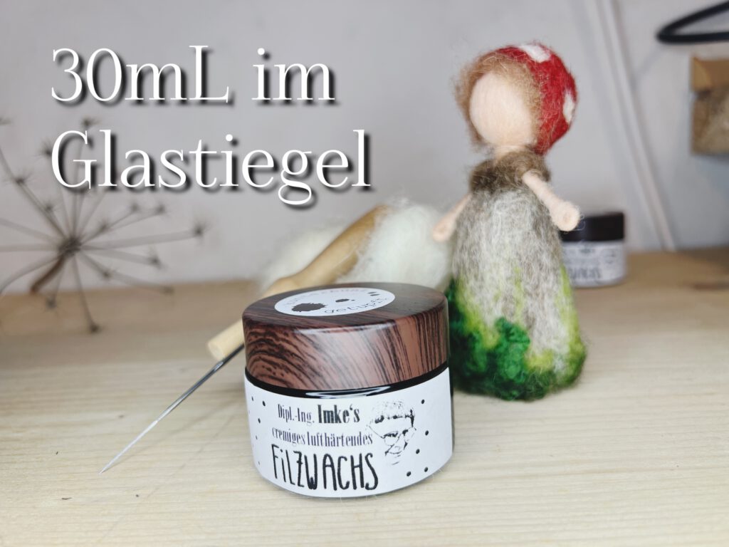 Filzwachs zum Nadelfilzen filzwax elfenwachs feltingwax
