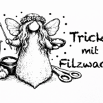 Elfenhaarkranz mit Filzwachs herstellen