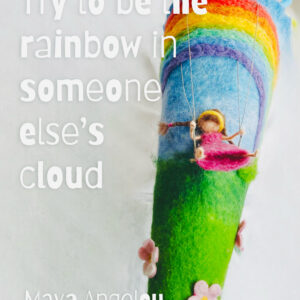 Erzählschultüte Regenbogen Schaukel