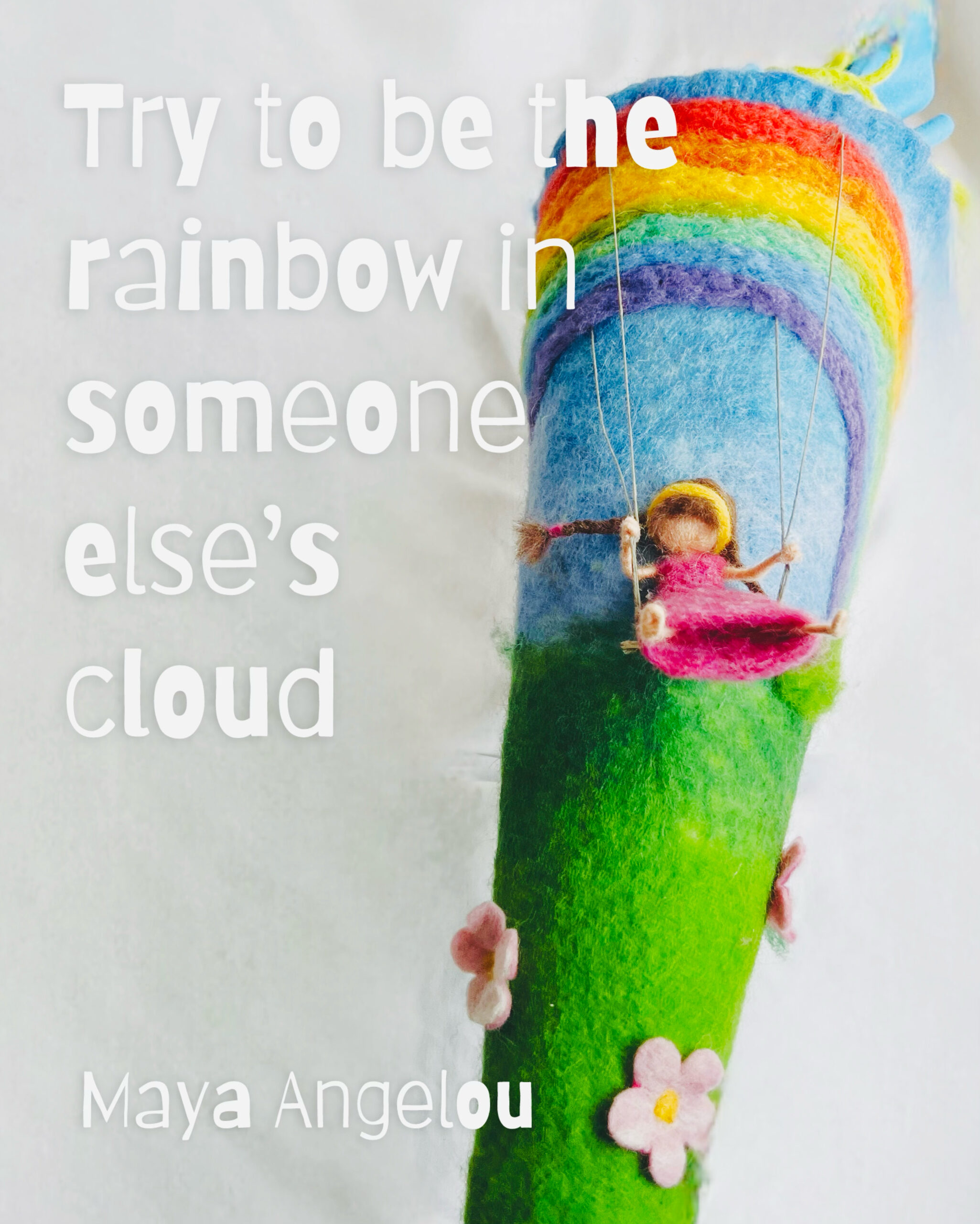 Erzählschultüte Regenbogen Schaukel