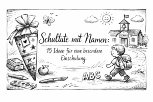 Schultüte mit Namen