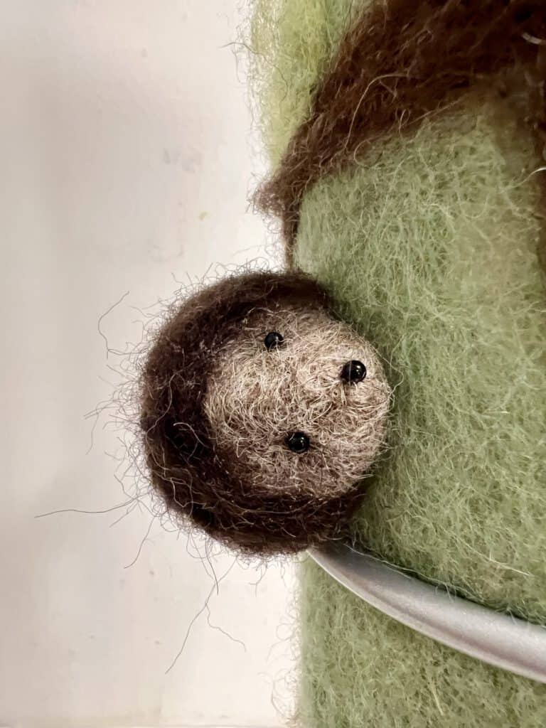 gefilzter Igel auf einer Schultüte