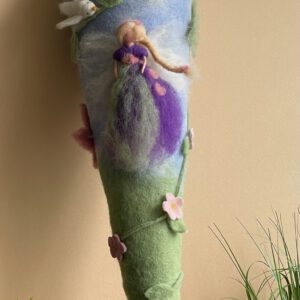 Elfen-Schultüte mit Fee und Blumenranke – Bild 5