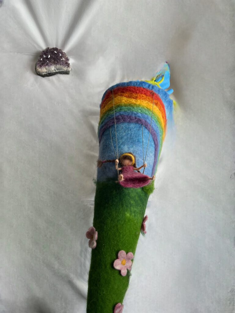 Regenbogen-Schultüte Schaukel