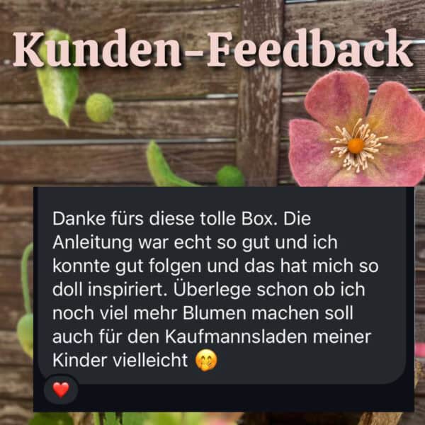 photo-output DIY Filzbox „Suncatcher mit Wildrose“ – Nassfilzen für Anfänger