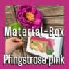 Material-Box Pfingstrose pink als Ergänzung zu DIY-Box Pfingstrose. ache Deine eigene Filzblume selber