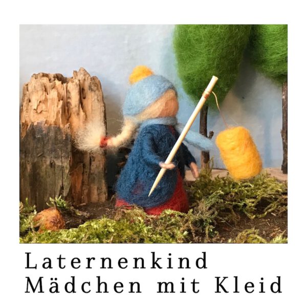 Laternenkind - Mädchen mit Kleid