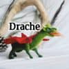 Drache aus Filz für den Jahreszeitentisch zu Michaeli im Herbst