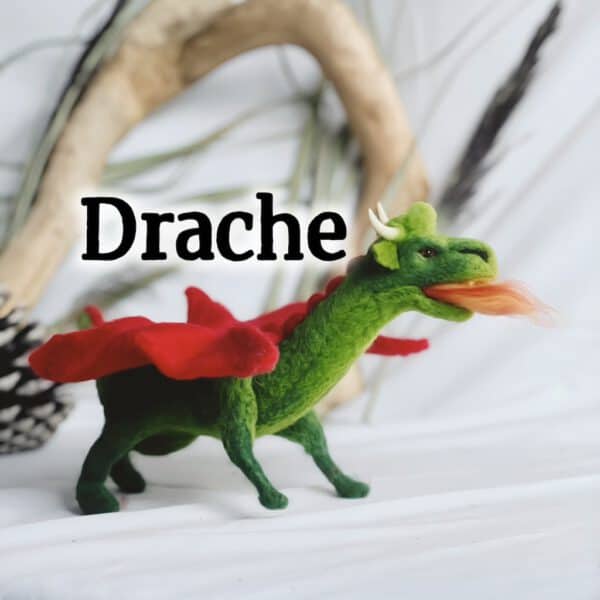 Drache für den Jahrezeitentisch zu Michaeli Drache aus Filz für den Jahreszeitentisch zu Michaeli im Herbst