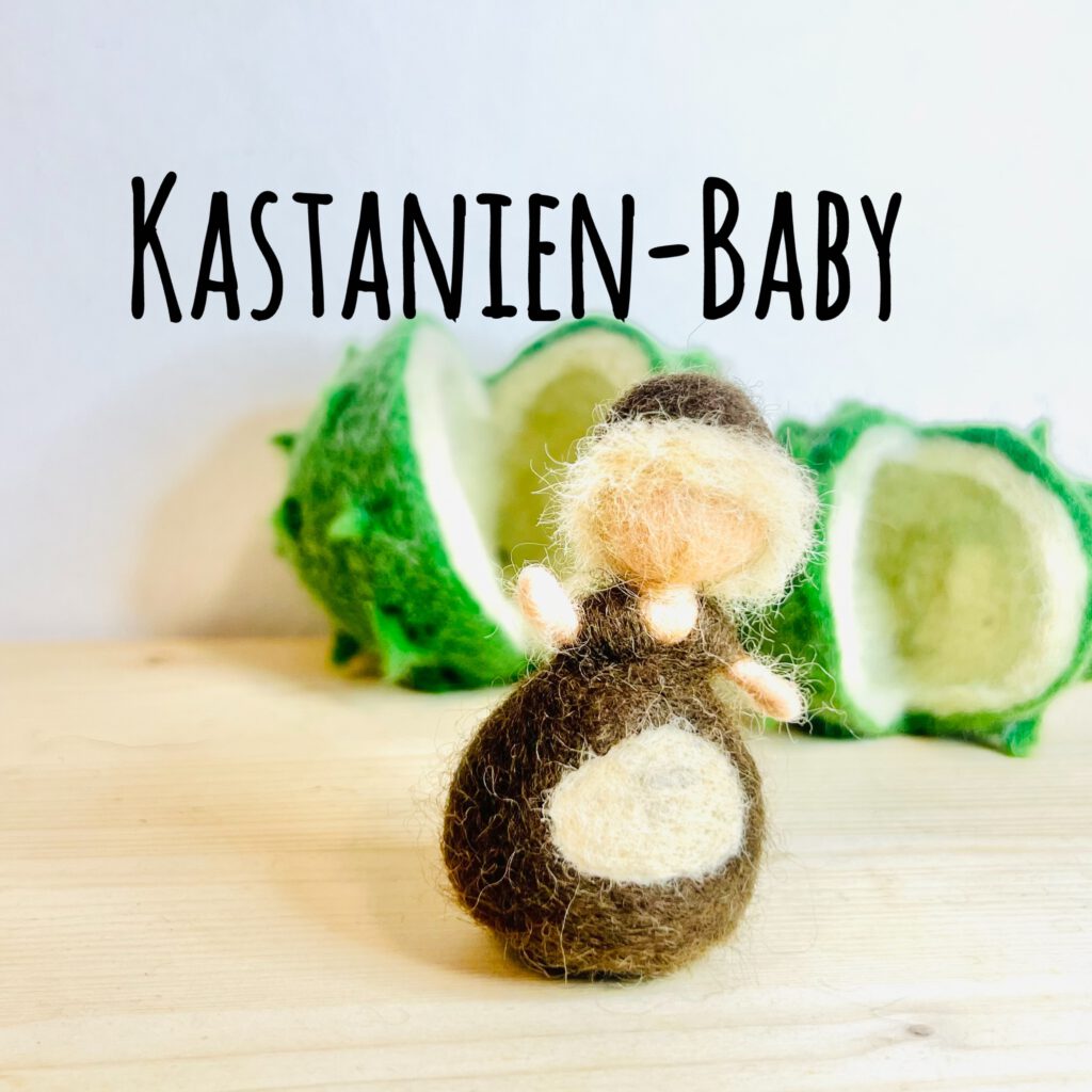 Blumenkind Kastanien-Baby