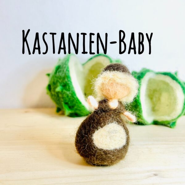 Blumenkind Kastanien-Baby